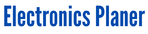 Electronics Planer name text logo
